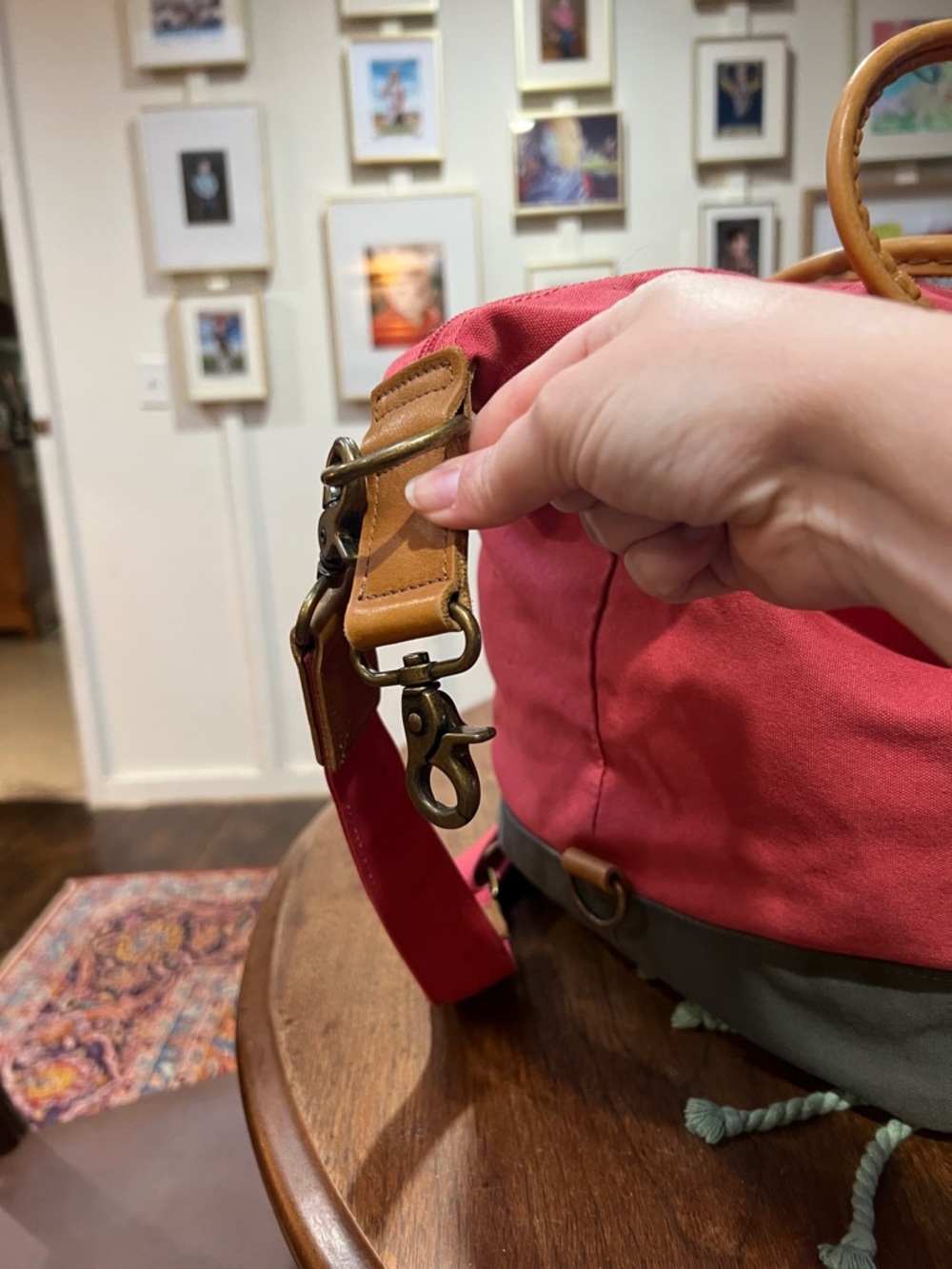 L.L. Bean Boat & Tote Canvas Weekender Duffel - Picture 3 of 10
